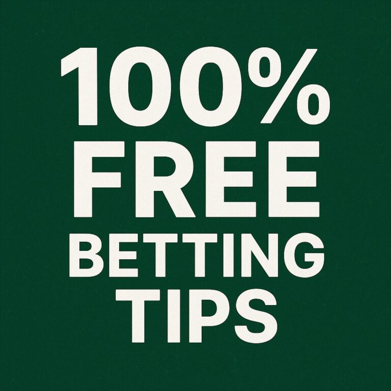 100 Percent Free Betting Tips